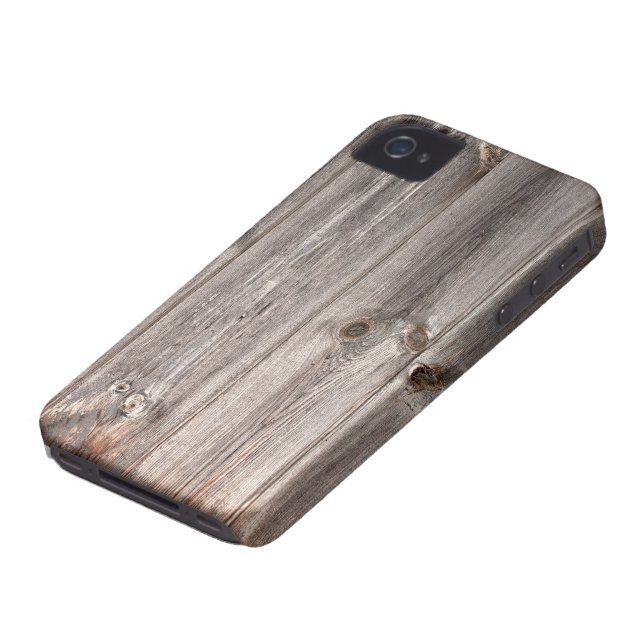 Coques Case-Mate iPhone Texture rustique en bois de Faux (Bas)