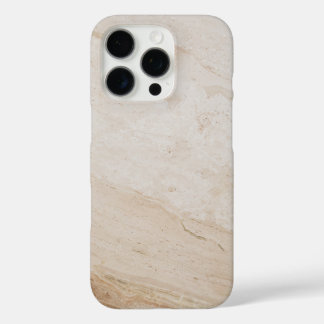 Coques iPhone 16 Pro Texture Travertine Naturelle - Motif de Pierre Ter