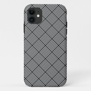 Coque iPhone 11 Texture vérifiée géométrique