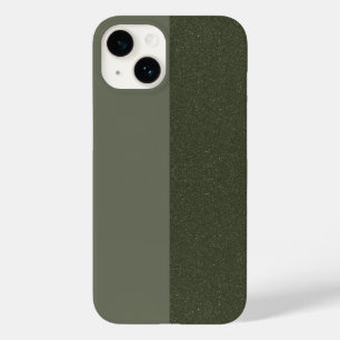 Coque Pour iPhone 14 Texture verte à deux tonalités personnalisée iPhon