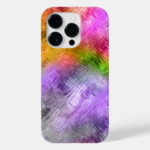 Coque Pour iPhone 14 Pro Texture violette de l'Amétrine de verre