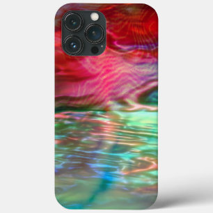 Case-Mate iPhone Case Texture virtuelle rose et verte nacrée