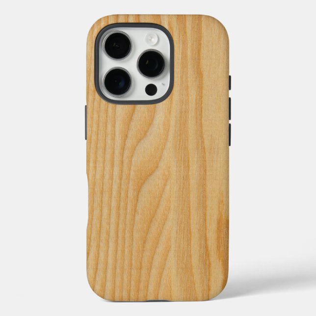 Coques Case-Mate iPhone textures en bois clair (Verso)