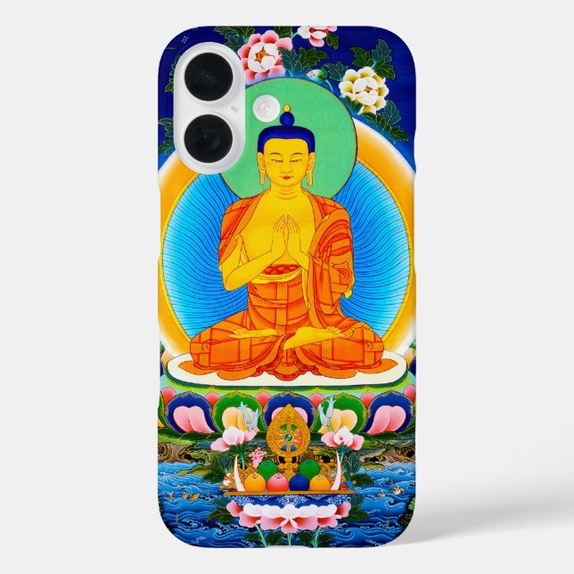 Coques Case-Mate iPhone Thangka oriental cool Prabhutaratna Bouddha (Verso)