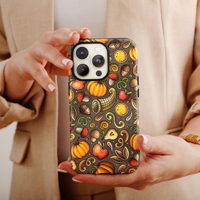 Coques Case-Mate iPhone Thanksgiving Autumn Citrouille iPhone 13 Case Mate (Créateur téléchargé)
