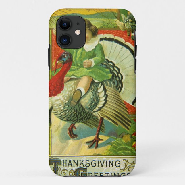 Coques Case-Mate iPhone Thanksgiving élevé de monte (Dos)
