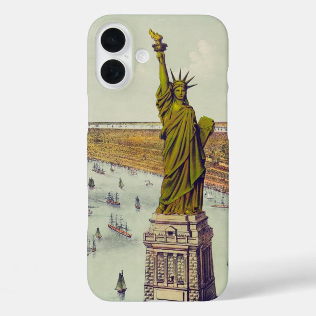 Coques Case-Mate iPhone The Great Bartholdi Statue, Statue of Liberty (Verso)