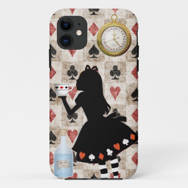 Coques Case-Mate iPhone Thé potable d'Alice (Dos)