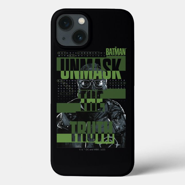 Coques Case-Mate iPhone The Riddler - Unmask The Truth (Verso)