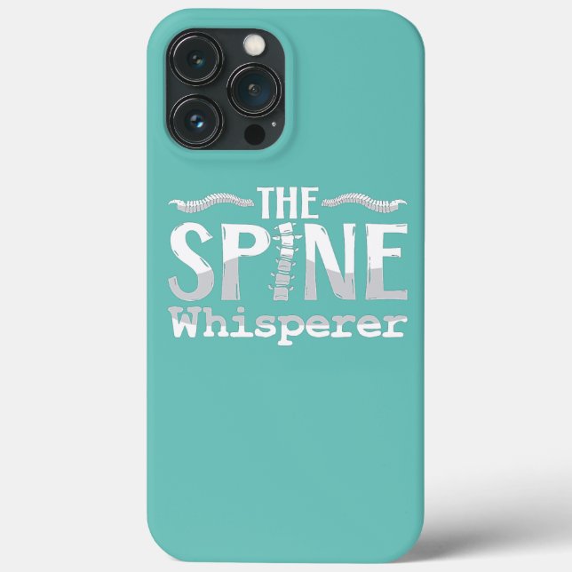 Coques Case-Mate iPhone The Spine Whisperer Chiropractic Therapist (Verso)