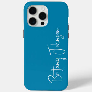 Coque iPhone 15 Pro Max Thé vert monogrammé