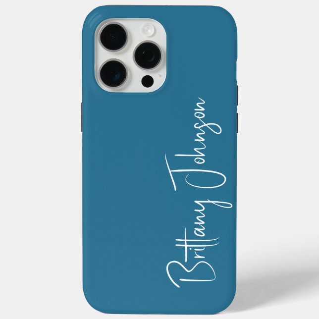 Coques Case-Mate iPhone Thé vert monogrammé (Verso)