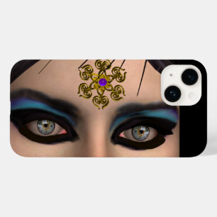 Coque Pour iPhone 14 THEDA Green Eyes