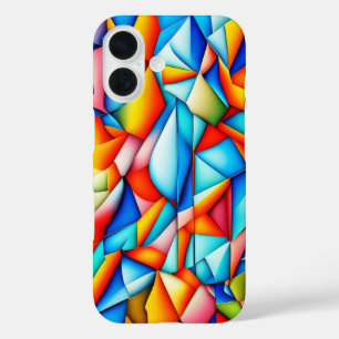 Coque Pour iPhone 16 Thème abstrait avant-gardiste dans le style de Kan