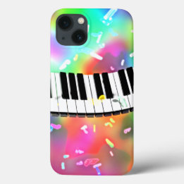 Case-Mate iPhone Case Thème de musique colorée du clavier de piano,