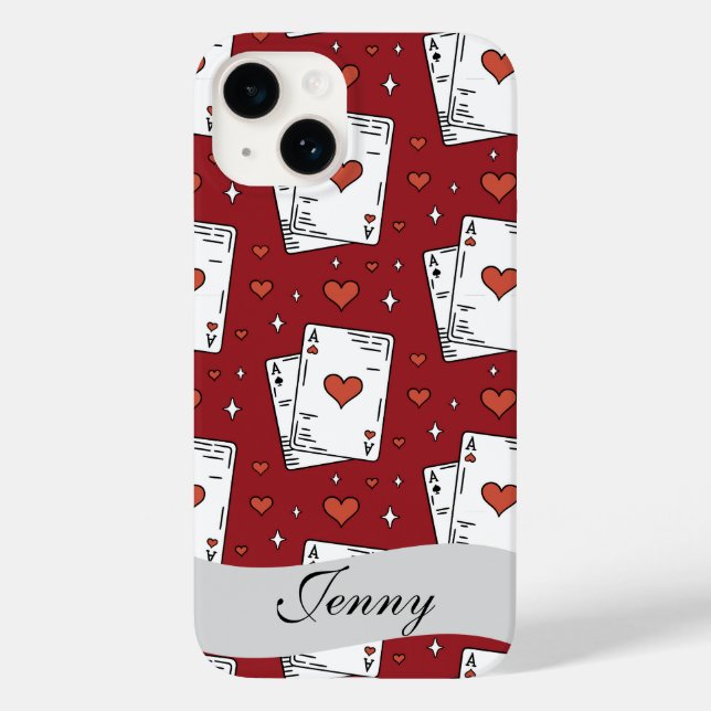 Coques Case-Mate iPhone Thème de poker unique (Verso)