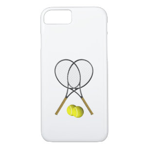 Coque iPhone 7 Thème de sport de tennis de doubles