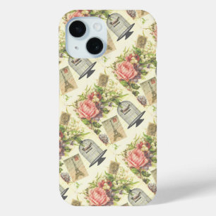 Coque Pour iPhone 15 Thème Vintage Paris