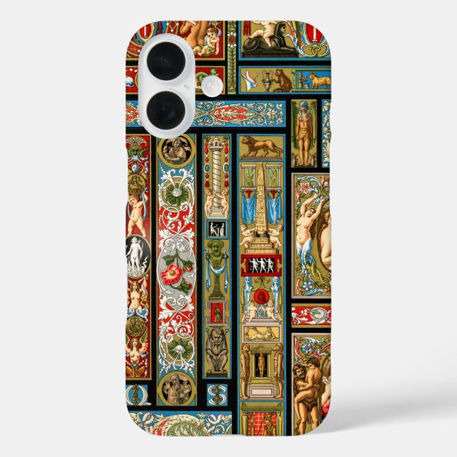 Coques Case-Mate iPhone Thèmes Renaissance Textiles et tissus (Verso)