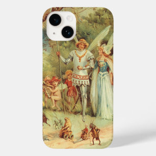 Coque Pour iPhone 14 Thumbelina et Prince Mariage, contes Vintages de f
