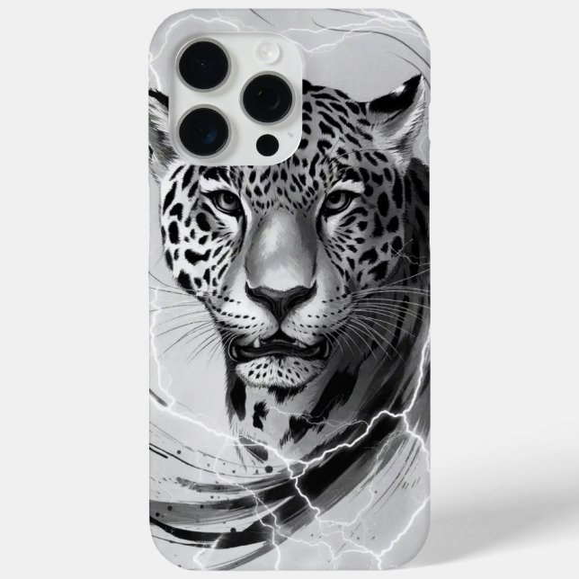 Coques Case-Mate iPhone Thunder Leopard - Power and Lightning Art (Verso)