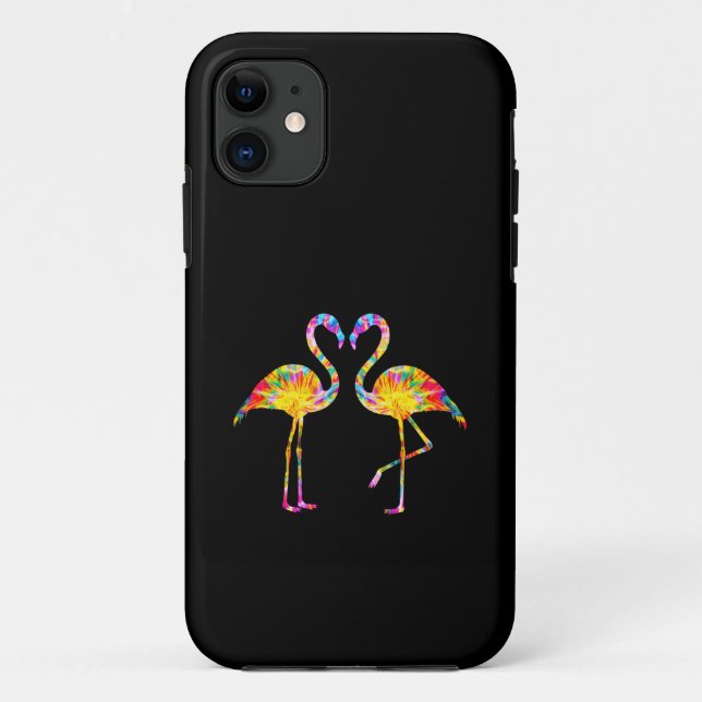 COQUES Case-Mate iPhone TIE DYE FLAMINGO (Dos)