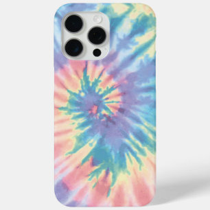 Coque iPhone 15 Pro Max Tie Dye Pastel Été Spirale Tie Dye Arc en ciel