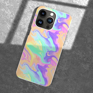 Coque Pour iPhone 14 Pro Tie Dye Swirl Pastel Super