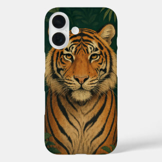Coque Pour iPhone 16 Tiger in the Jungle