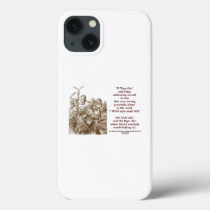 Case-Mate iPhone Case Tiger-Lily Peut Parler À Wonderland