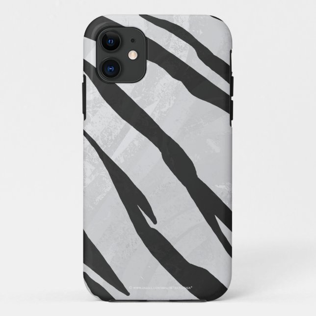 Coques Case-Mate iPhone Tiger noir et blanc (Dos)