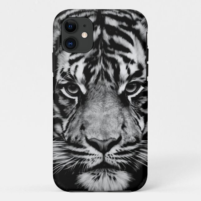 Coques Case-Mate iPhone Tigre Black&White (Dos)