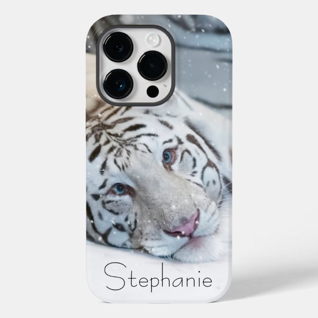 Coques Case-Mate iPhone Tigre blanc (Verso)
