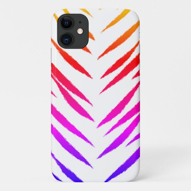 Coques Case-Mate iPhone Tigre coloré (Dos)