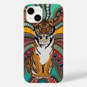 Coque Pour iPhone 14 Tigre indien