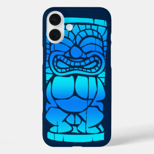 Coques iPhone 16 Plus Tiki Ailani Hawaiian Sunset Blend Blue