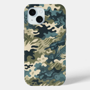 Coque Pour iPhone 15 Timber Duck Camo Classic patern