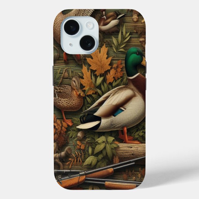 Coques Case-Mate iPhone Timber Duck Camo Classic patern (Verso)