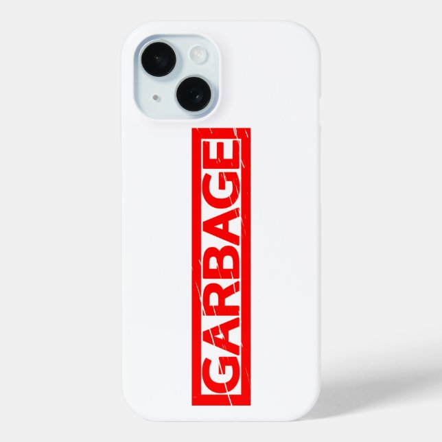 Coques Case-Mate iPhone Timbre à ordures (Verso)