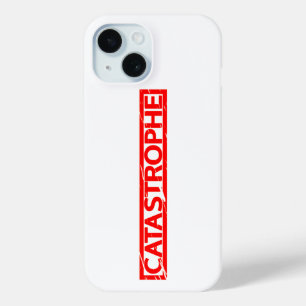 Coque Pour iPhone 15 Timbre Catastrophe