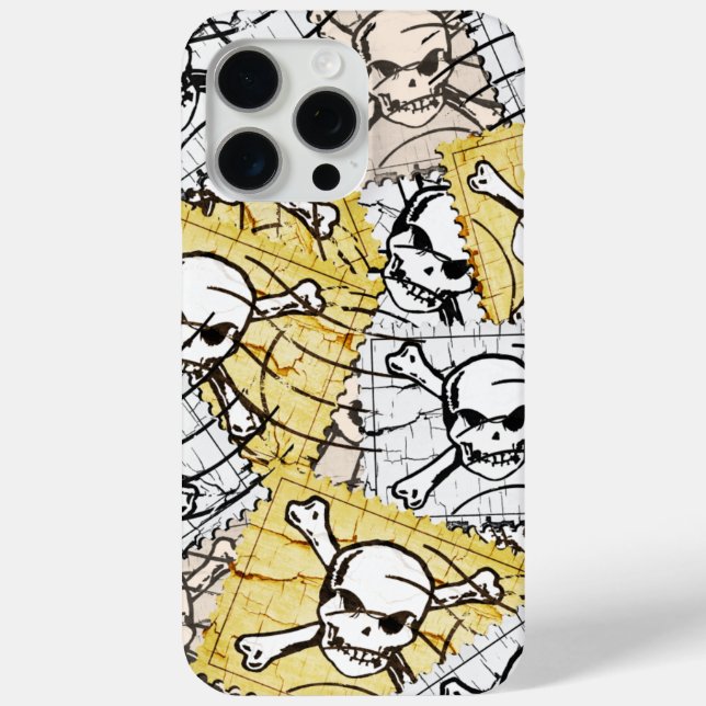 Coques Case-Mate iPhone Timbre crâne (Verso)