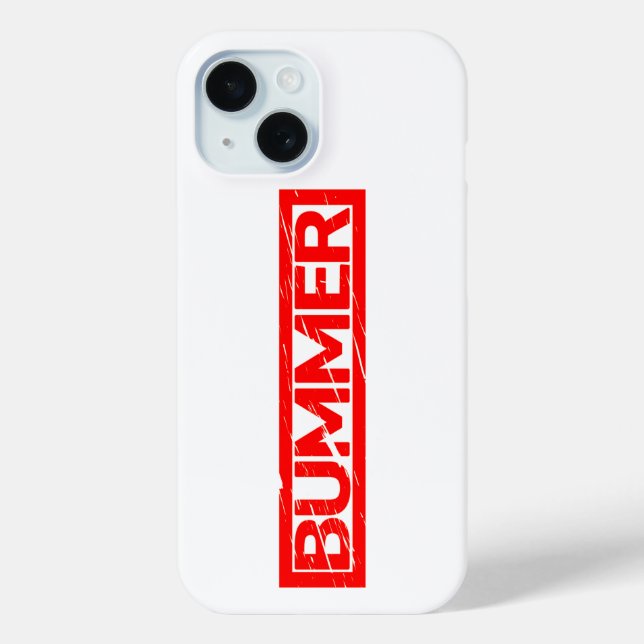 Coques Case-Mate iPhone Timbre de Bummer (Verso)