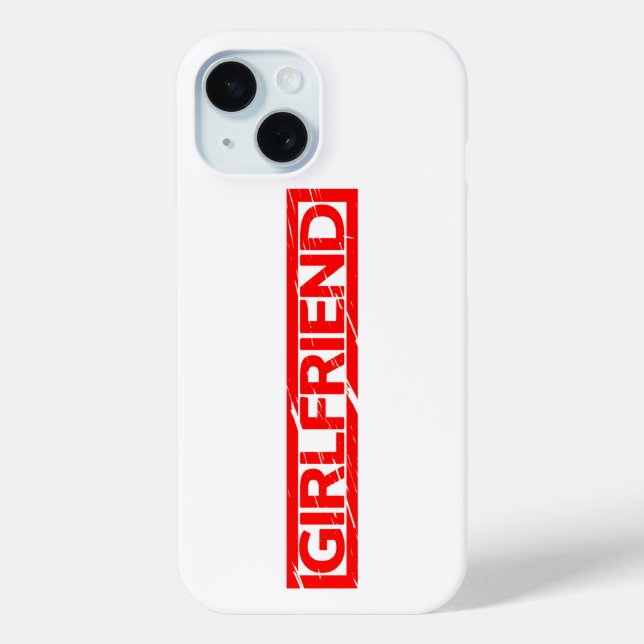 Coques Case-Mate iPhone Timbre de copine (Verso)