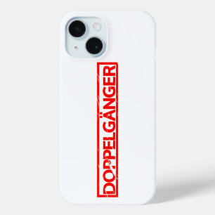 Coque Pour iPhone 15 Timbre de Doppelgänger