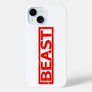 Coque Pour iPhone 15 Timbre de la bête
