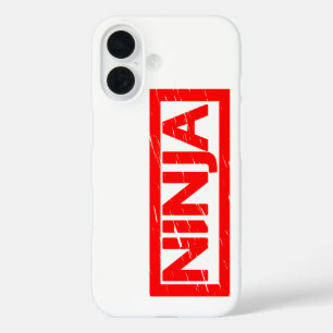 Coque Pour iPhone 16 Timbre de Ninja
