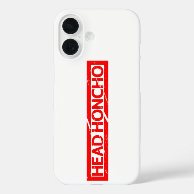 Coques Case-Mate iPhone Timbre de tête Honcho (Verso)