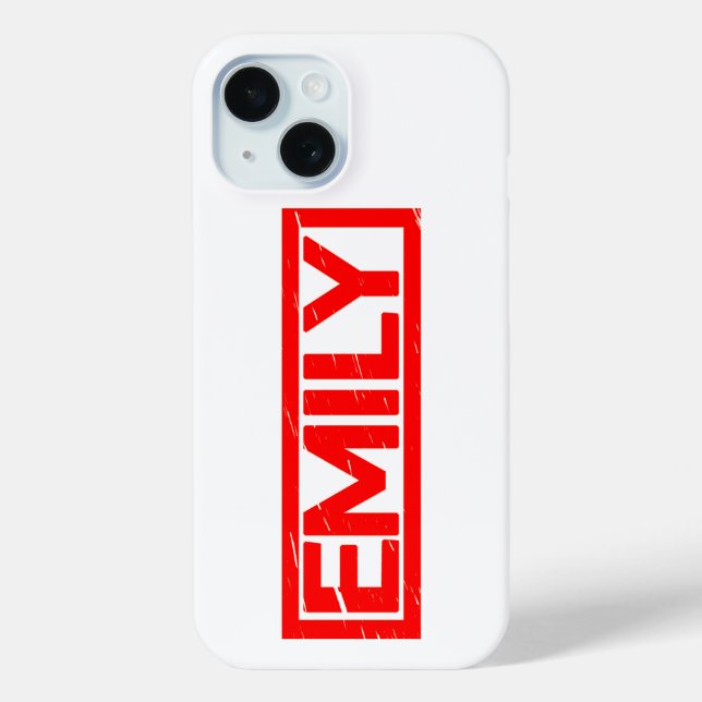 Coques Case-Mate iPhone Timbre Emily (Verso)