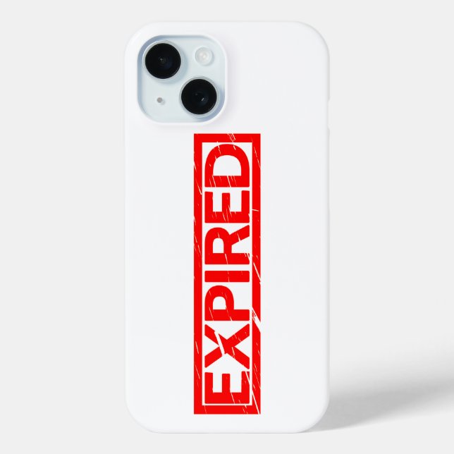 Coques Case-Mate iPhone Timbre expiré (Verso)