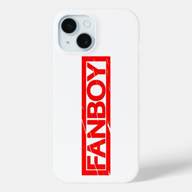 Coques Case-Mate iPhone Timbre Fanboy (Verso)